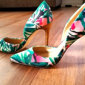 Just Fab Floral Heels